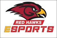 Red Hawks Esports logo on white background