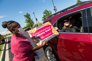 Drive-Thru Graduation at Racine/iMET