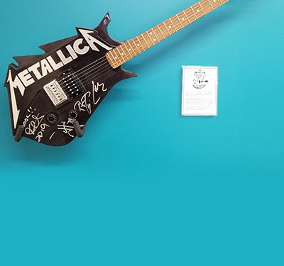 Metallica wall display