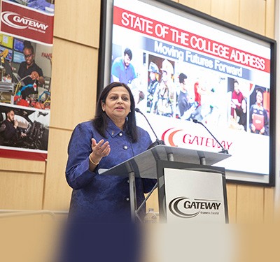 Dr. Ritu Raju gives State of the College address